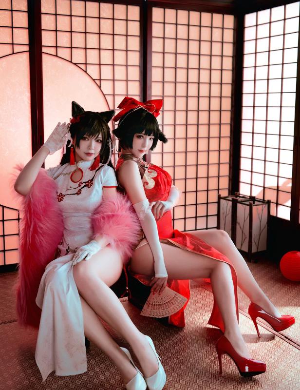 半半子 Cosplay蜜桃臀特写写真私房照片及视频合集下载